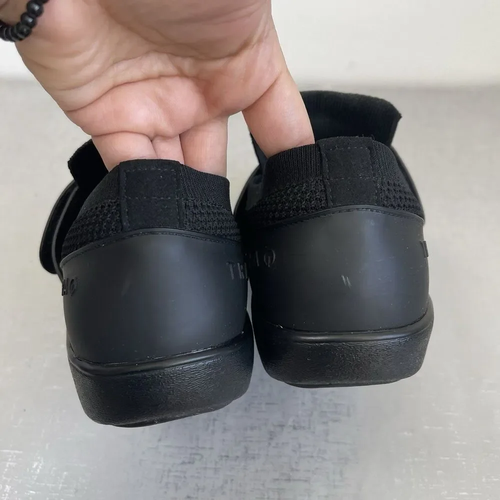 Traq By Alegria‎ Qwik Black Out Walking Shoes Black 41 / 10 Slip On Lightweight